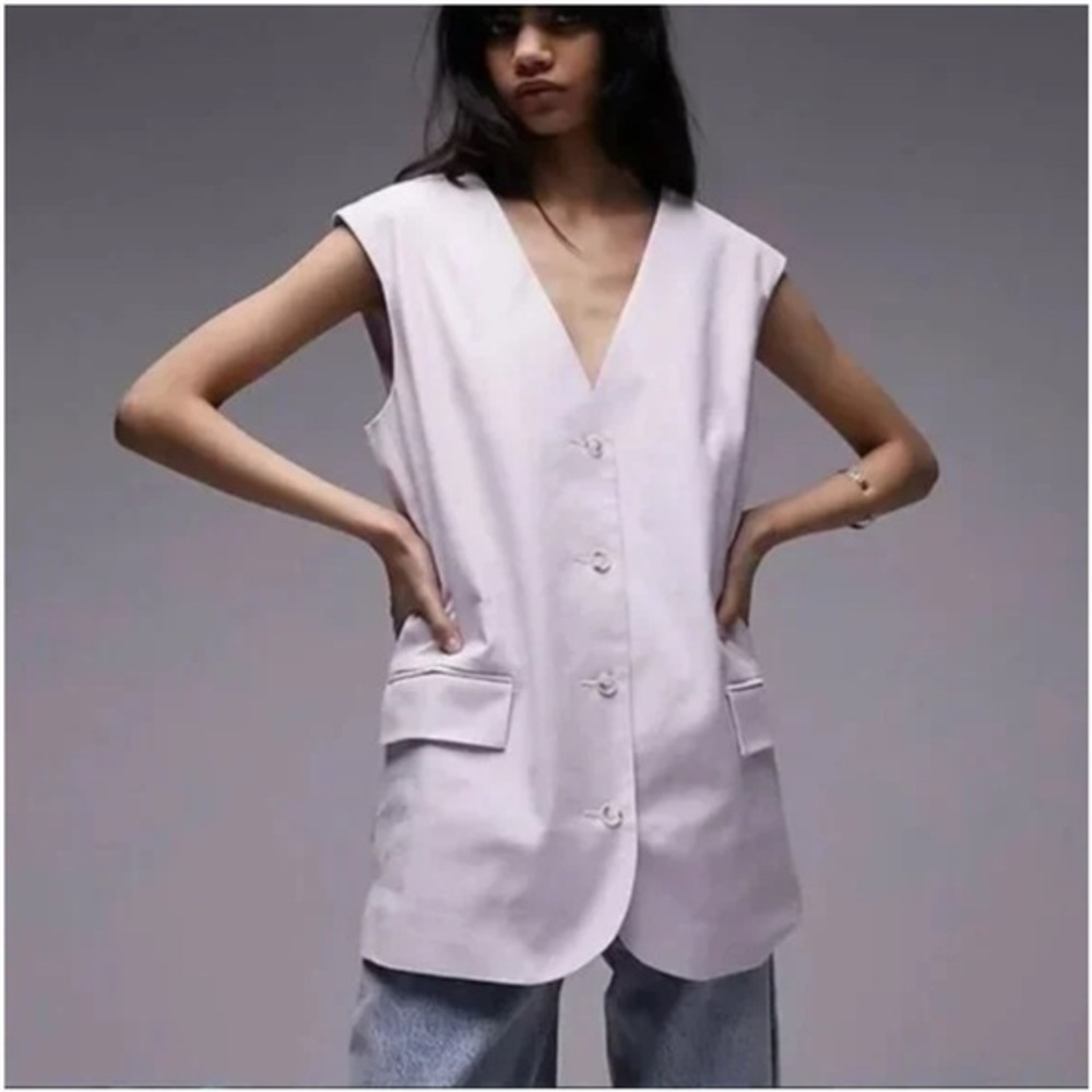 Topshop Light Purple Sleeveless Vest